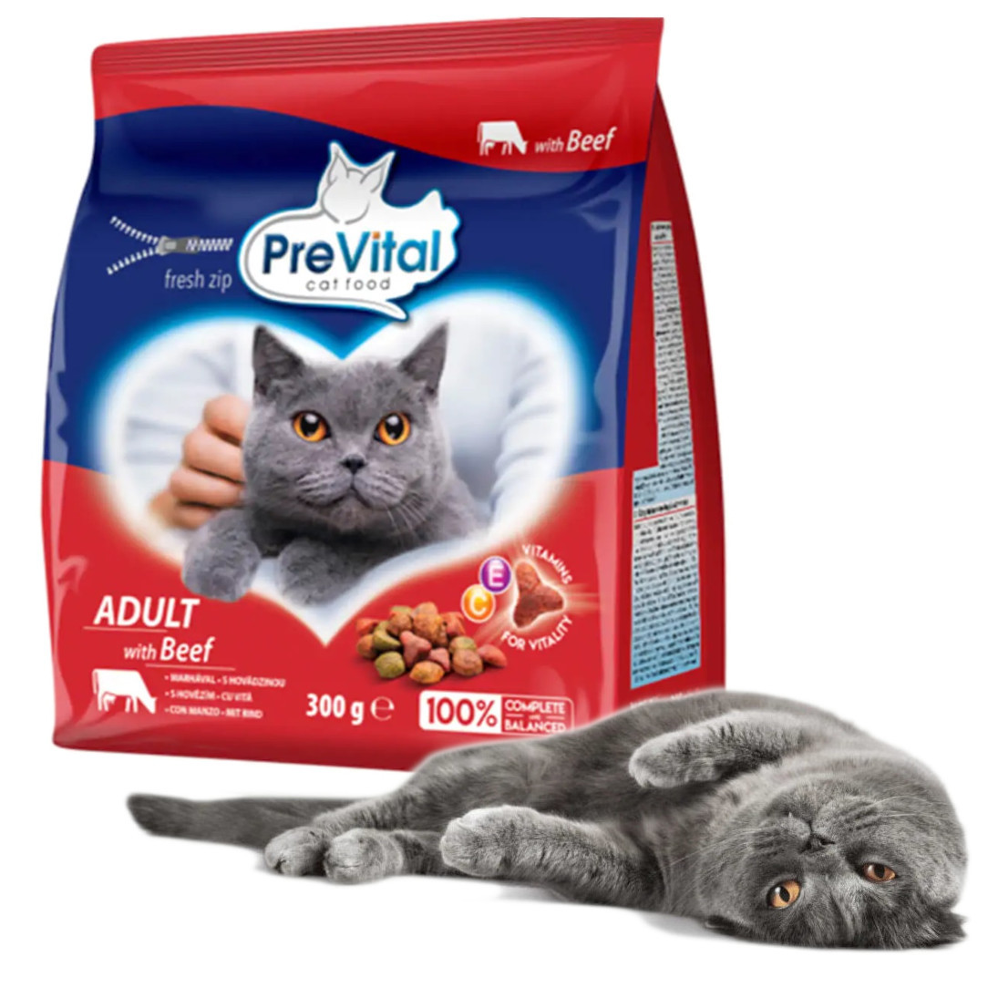 PREVITAL Adult Beef - trockenfutter für Katzen - 300g - foto 7