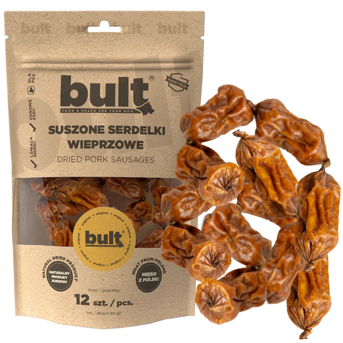 BULT Dried pork sausages - leckerli für hunde - 12 - foto 1