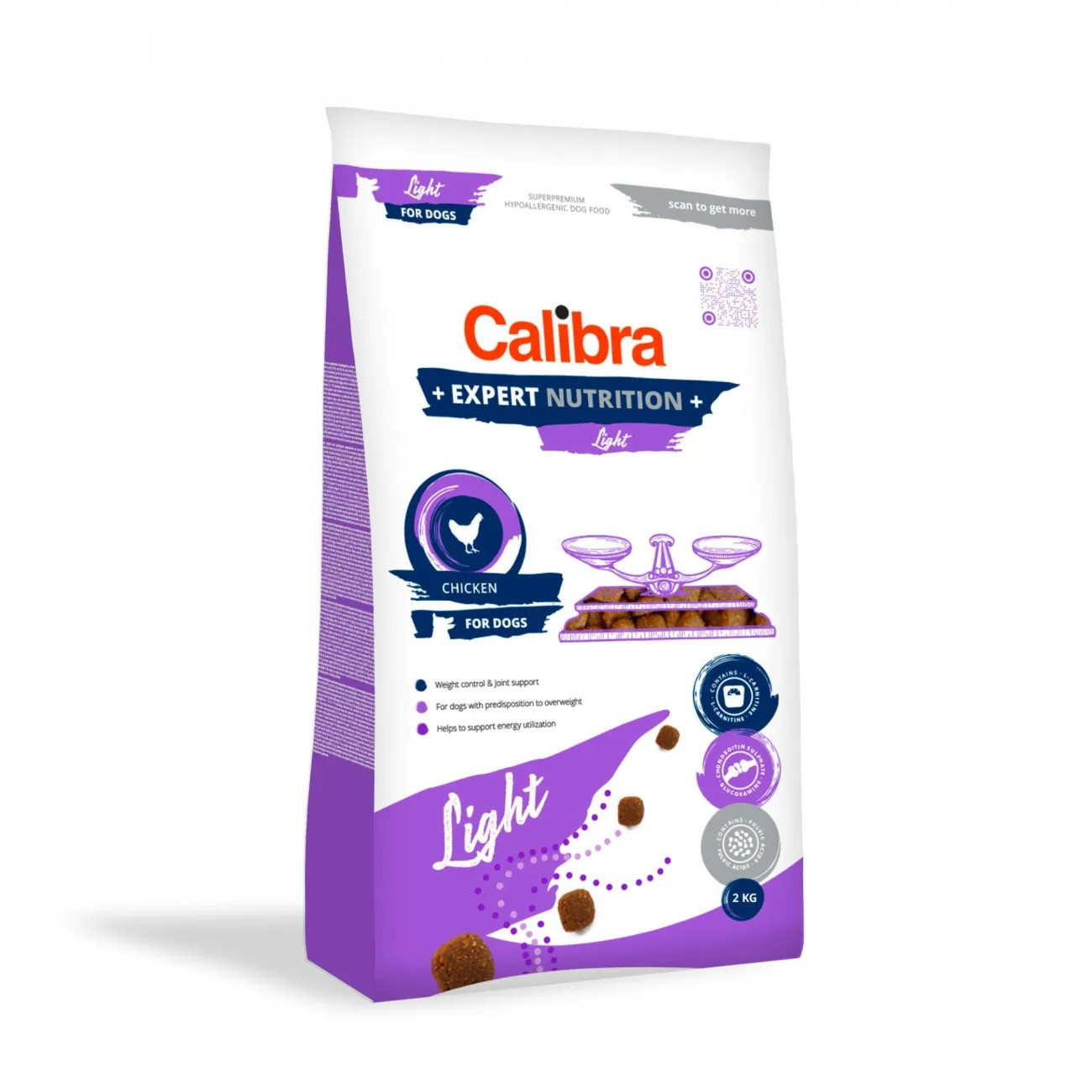 CALIBRA Dog Expert Nutrition Light - trockenfutter für Hunde - 2kg - foto 1