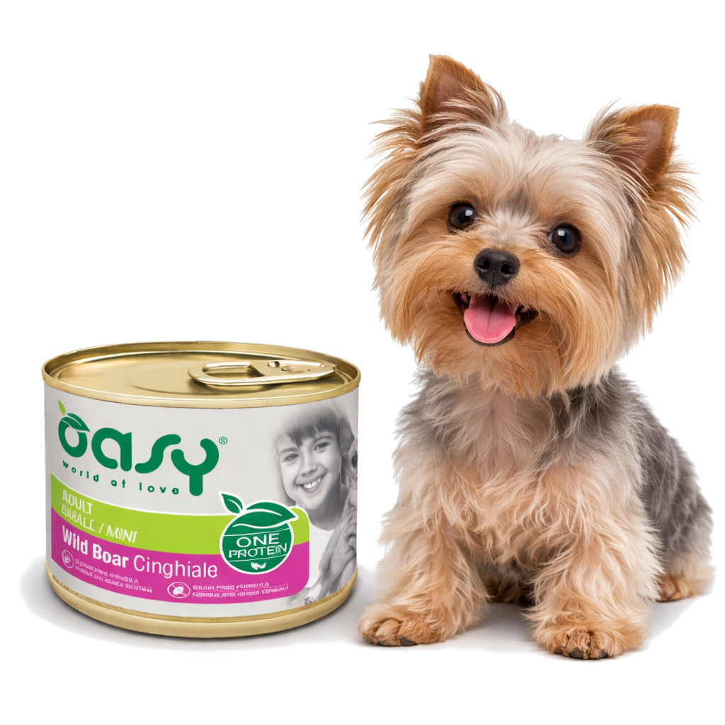 OASY One Protein Adult Small/Mini Wild Boar - Nassfutter für Hunde - 200g - foto 2