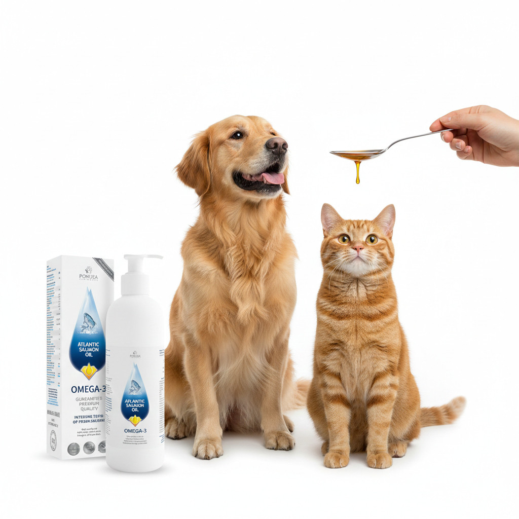 POKUSA RawDietLine Atlantic Salmon Oil - nahrungsergänzungsmittel für hunde und katzen - 1000ml - foto 4