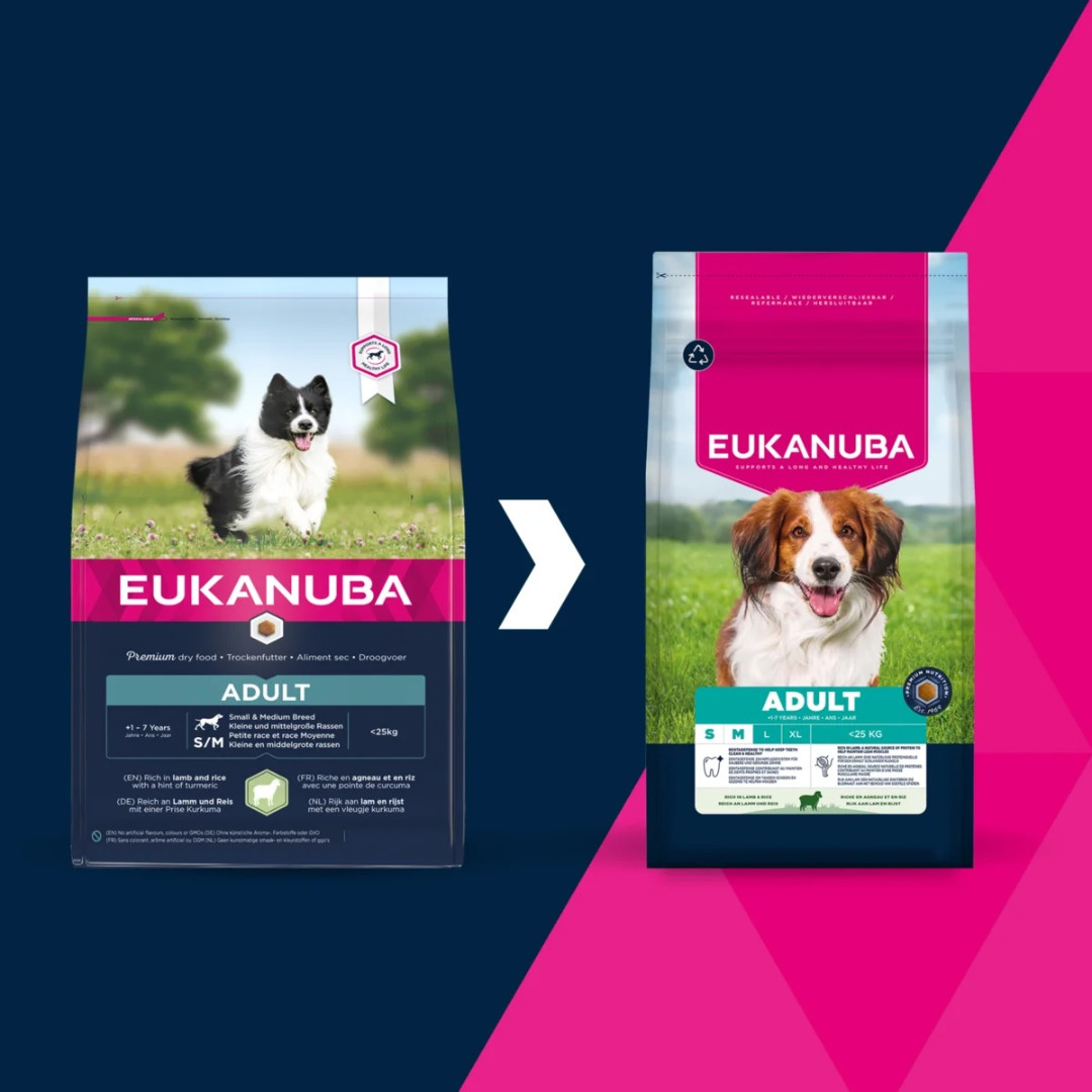 EUKANUBA Adult Small/Medium Rich in lamb & rice - trockenfutter für Hunde - 12kg - foto 4