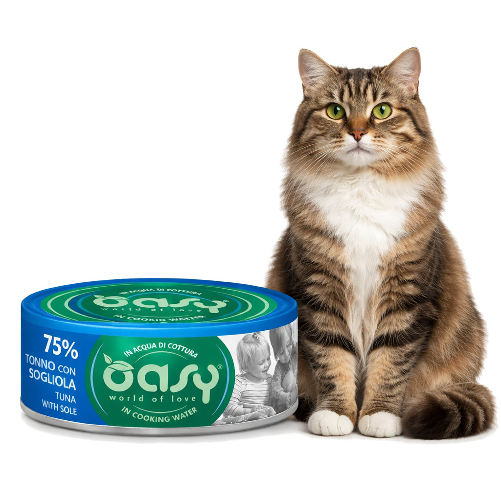 OASY More Love Tuna with sole - nassfutter für Katzen - 70g - foto 2