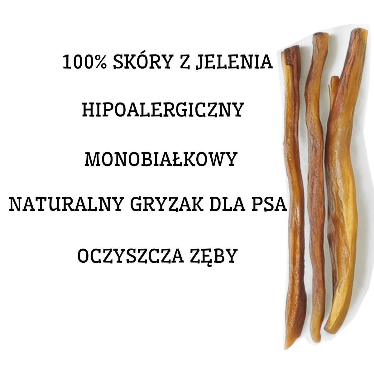 BULT Deer skin - leckerli für hunde - 100g - foto 2