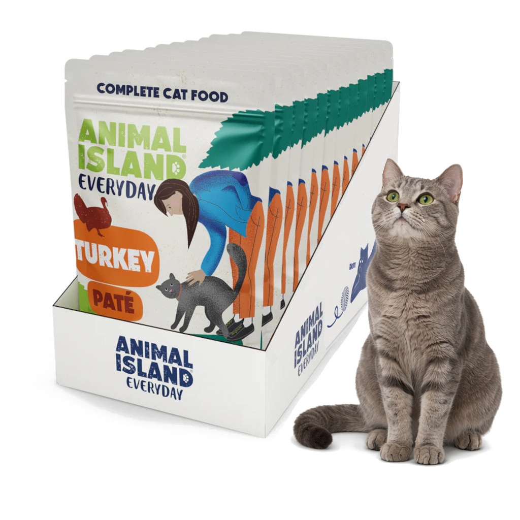 ANIMAL ISLAND Pate Turkey - nassfutter für Katzen - 12x100g - foto 2