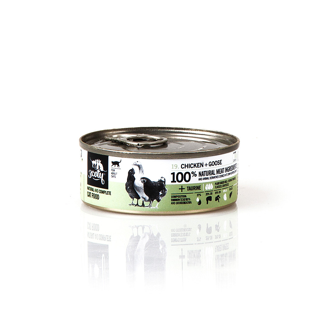 3COTY MIX 4 Geschmacksrichtungen – Nassfutter für Katzen – 24x80g - foto 19