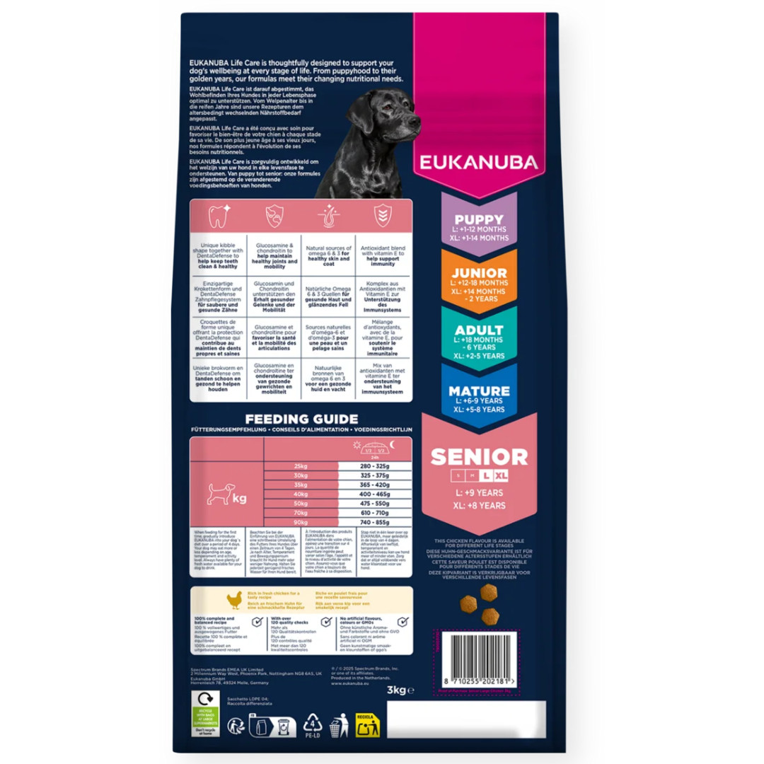 EUKANUBA Senior Large and extra large breeds Chicken - trockenfutter für Hunde - 15kg - foto 3