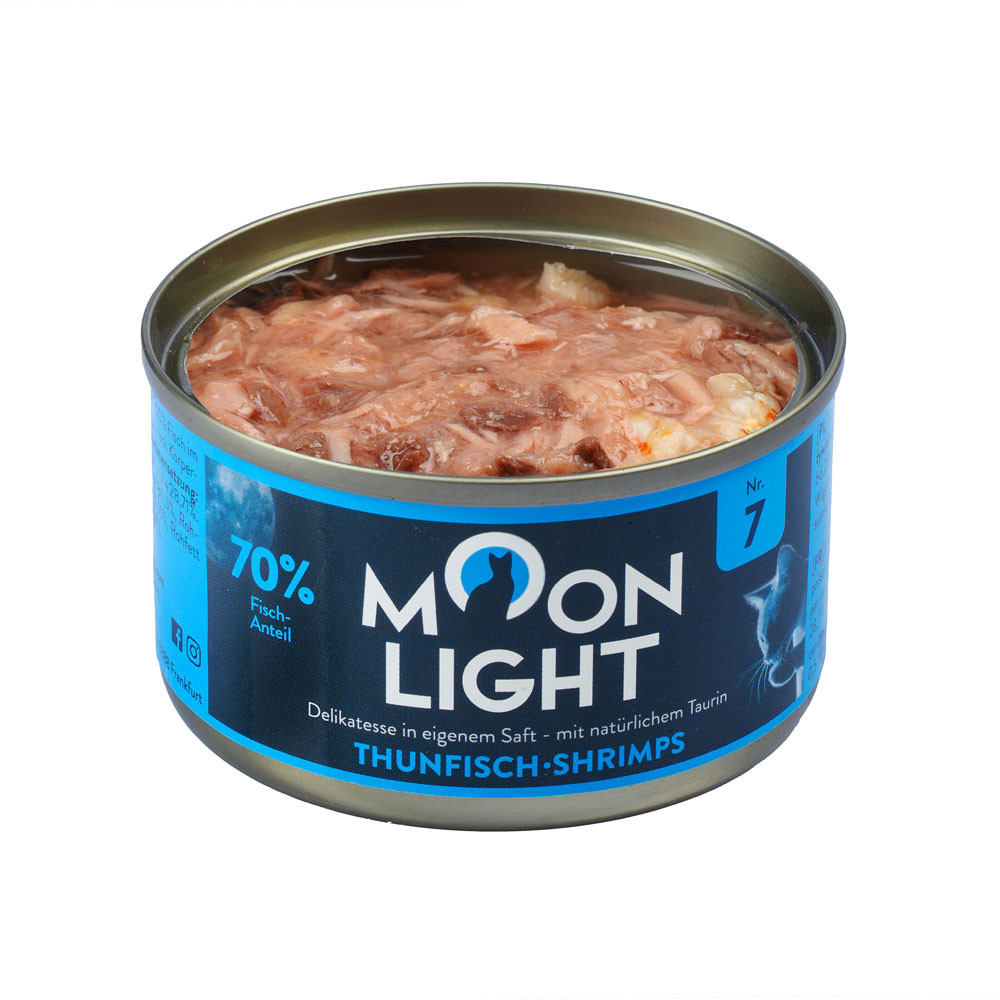MOONLIGHT Dinner Nr 7 Tuna and shrimps - nassfutter für Katzen - 80g - foto 2