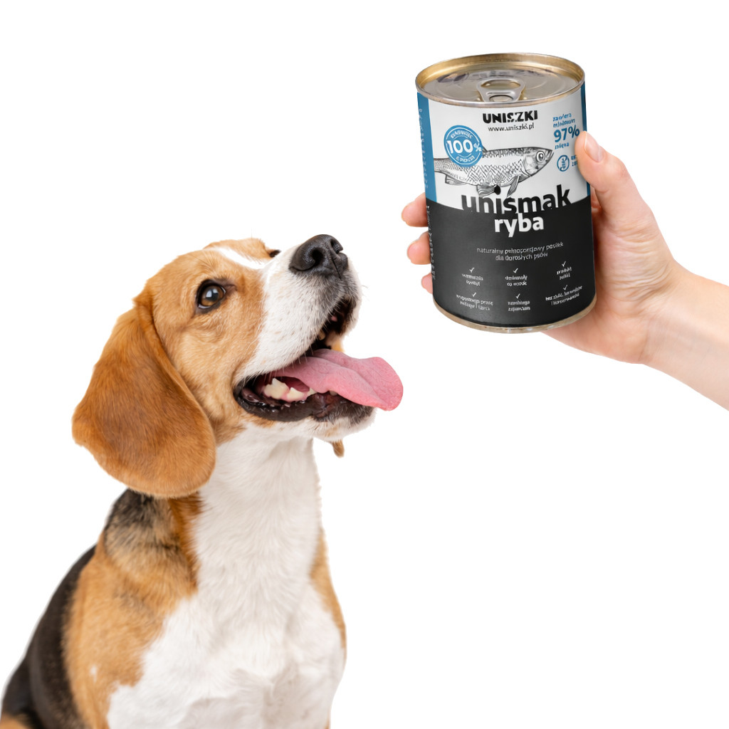 UNISZKI UNIsmak Fish - Nassfutter für Hunde - 410g - foto 3