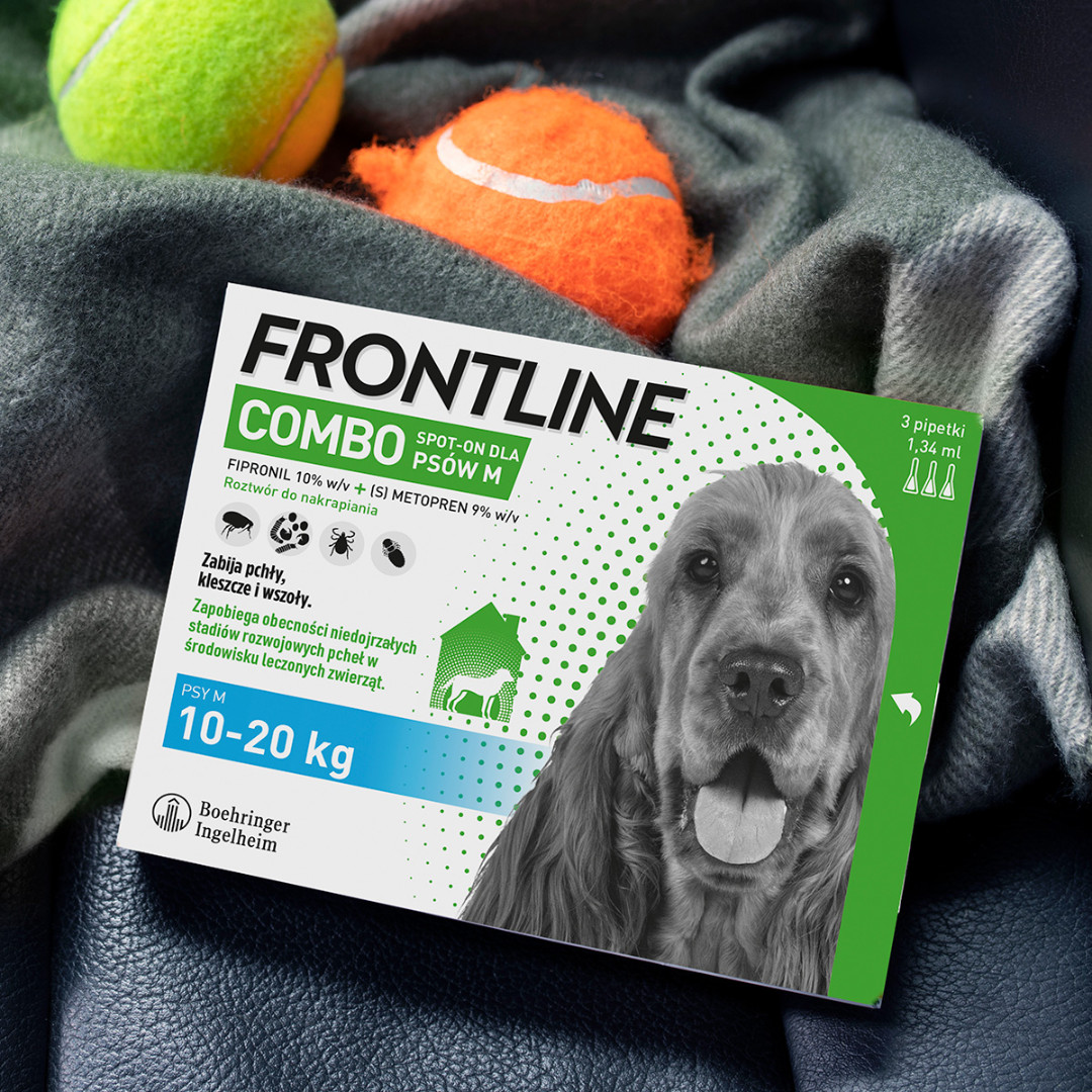 FRONTLINE Spot- on Combo M Parasitentropfen für Hunde 10 - 20 kg, 3 x 1,34 ml - foto 2