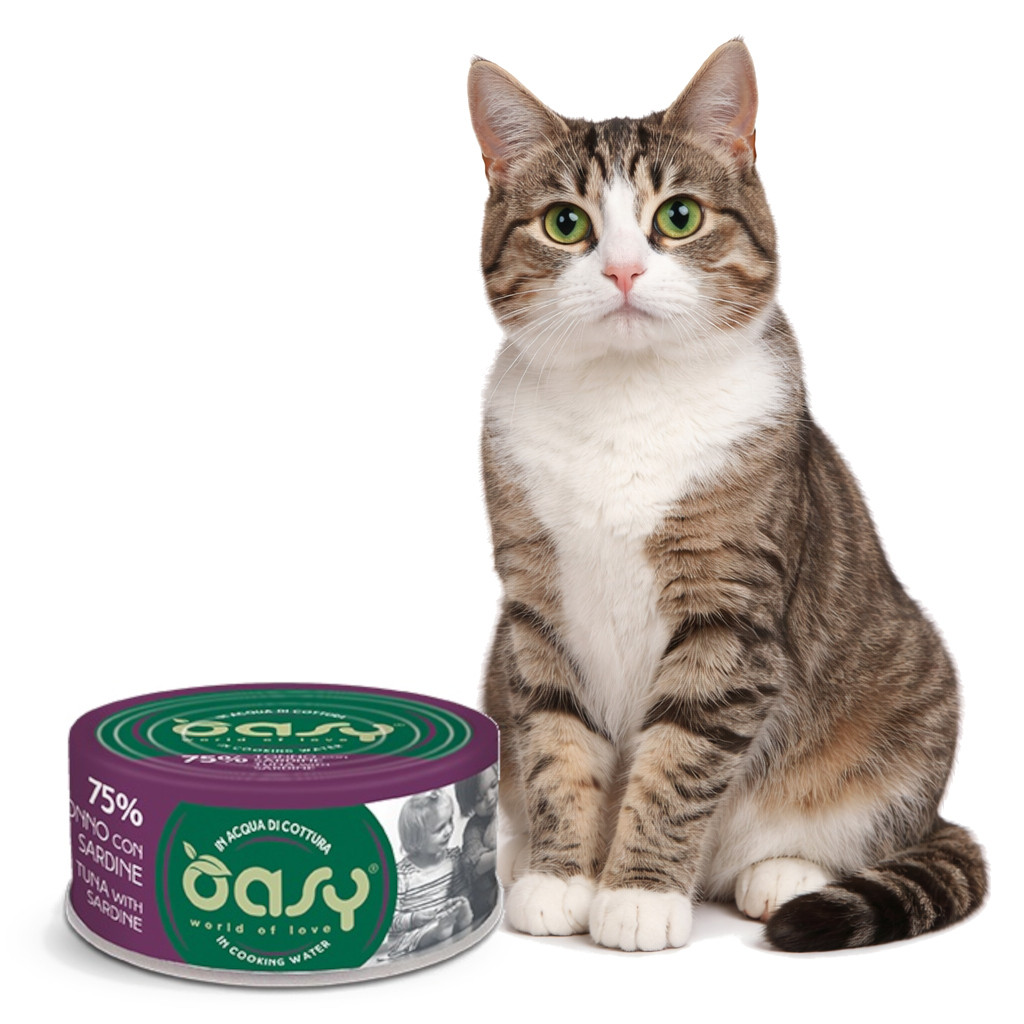 OASY More Love Tuna with sardine - nassfutter für Katzen - 70g - foto 2