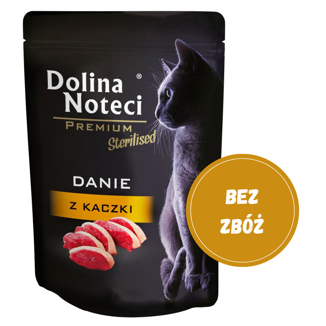 Dolina Noteci Premium Sterilised Entengericht - Nassfutter für sterilisierte Katzen - 85g - foto 2
