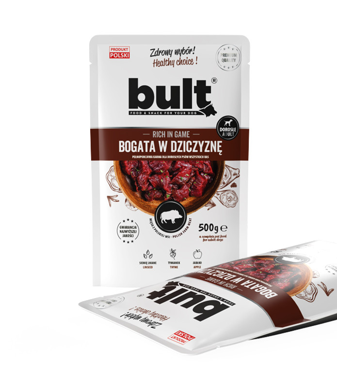 BULT Rich in game - Nassfutter für Hunde - 500g - foto 1