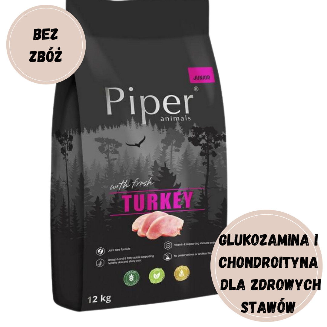 DOLINA NOTECI Piper Junior mit Truthahn - Trockenfutter für Hunde - 12 kg - foto 2