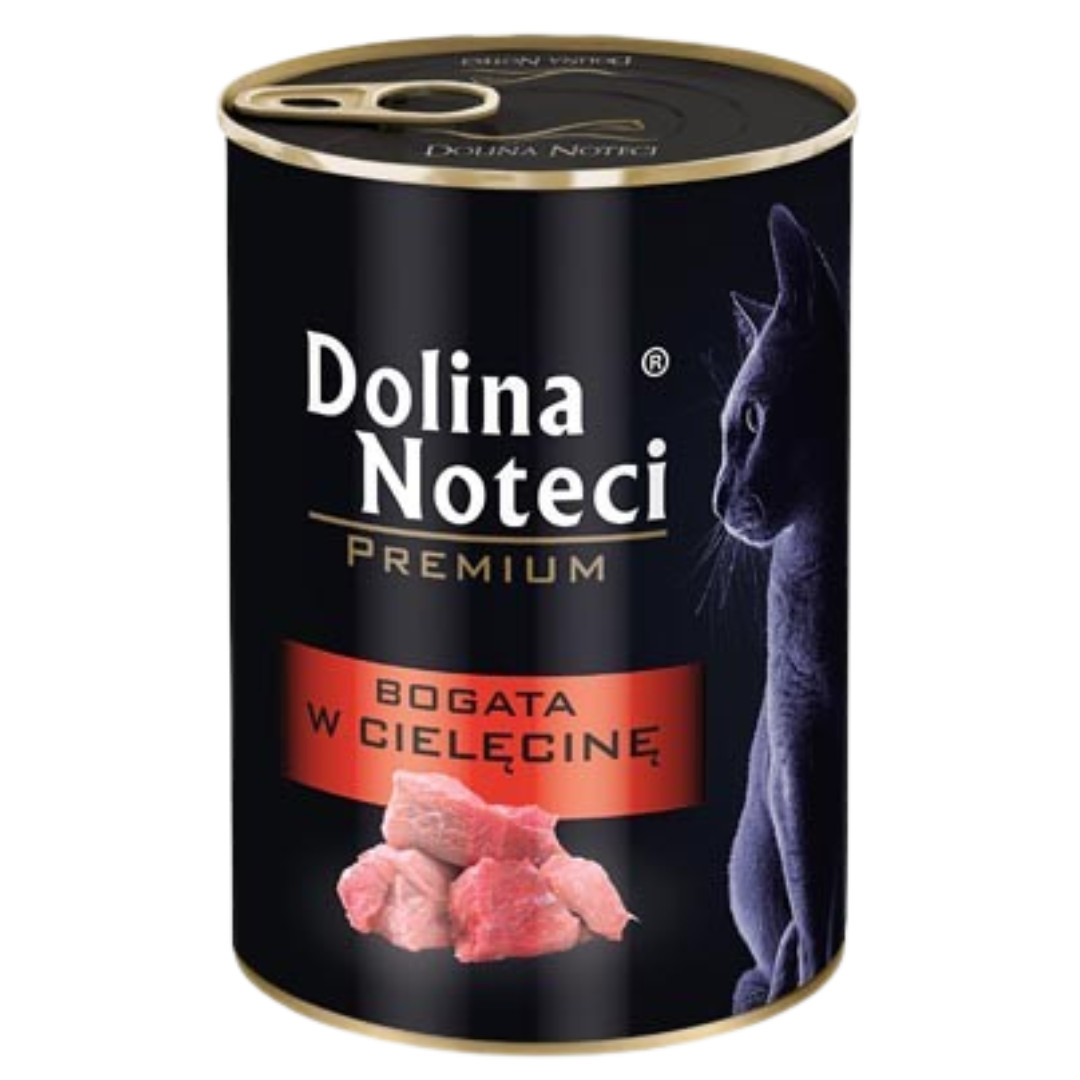 Dolina Noteci Premium reich an Kalbfleisch - Nassfutter für Katzen - 400g - foto 1