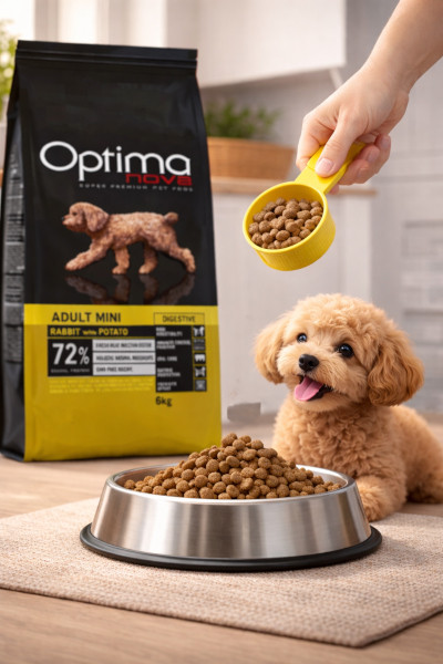 OPTIMANOVA Adult Mini Digestive Rabbit & Potato - trockenfutter für Hunde - 6kg - foto 2