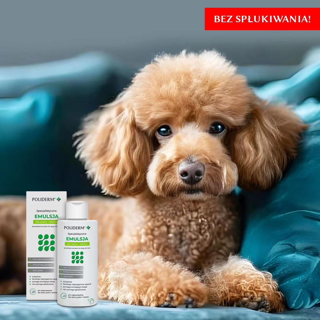JM SANTE Poliderm - emulsion für entzündungsanfällige haut bei hunden und katzen – 140 ml - foto 1