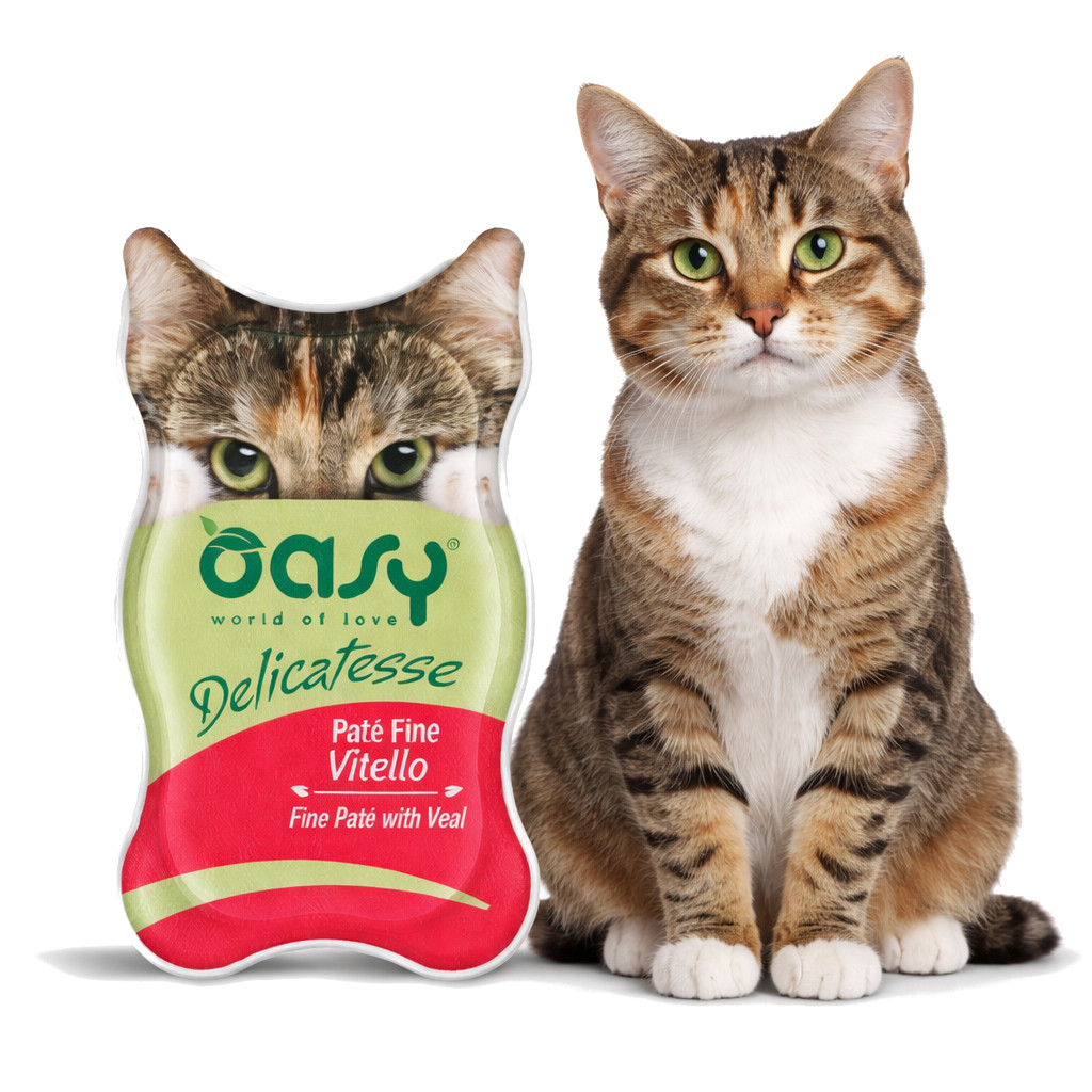 OASY Delicatesse Fine paté with Veal - nassfutter für Katzen - 85g - foto 2