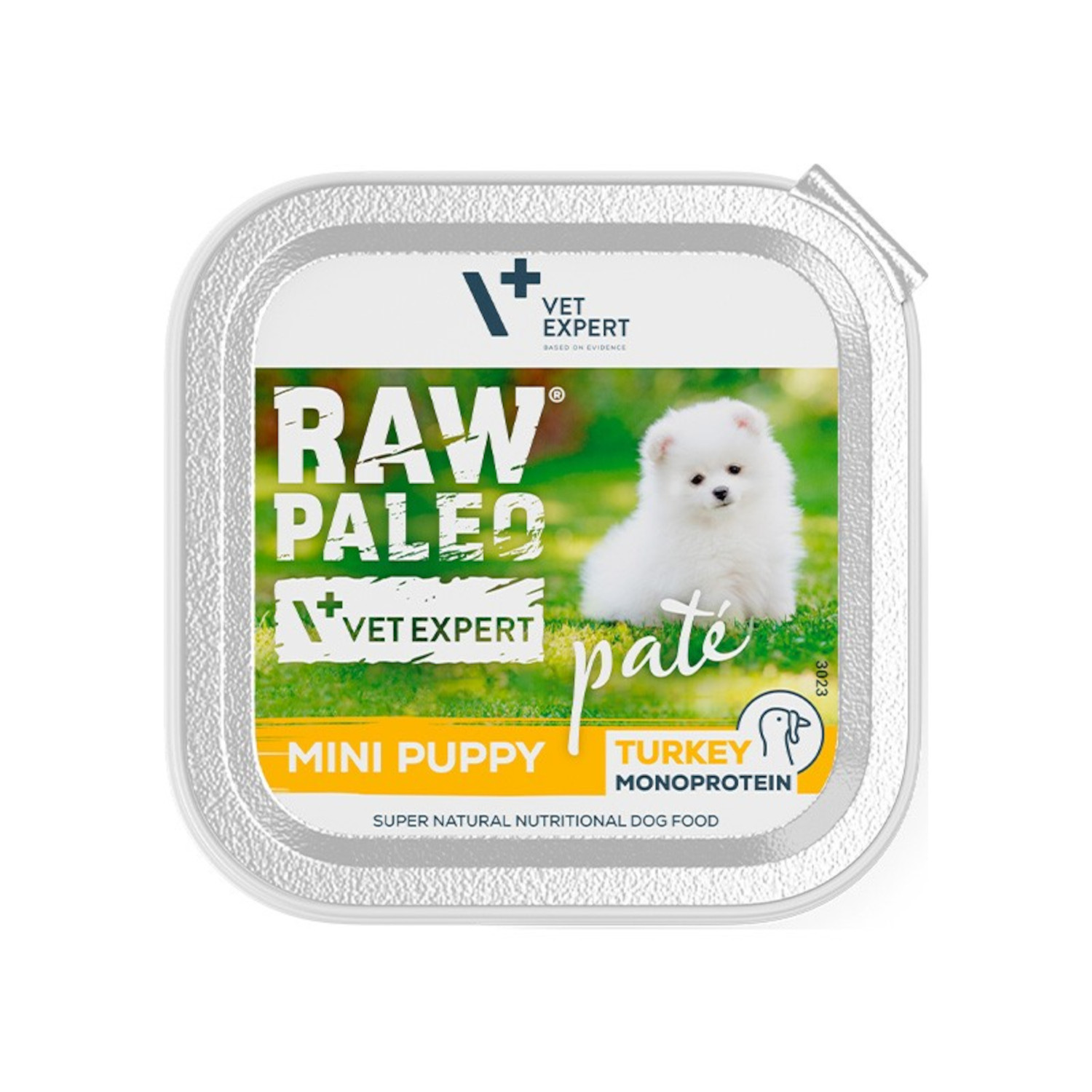 VETEXPERT Raw Paleo Pate Mini Puppy Turkey - Nassfutter für Welpen - 150 g - foto 2