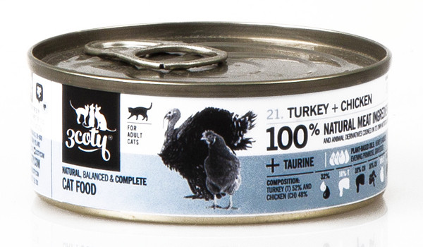 3COTY Turkey with chicken - nassfutter für Katzen - 80g - foto 9
