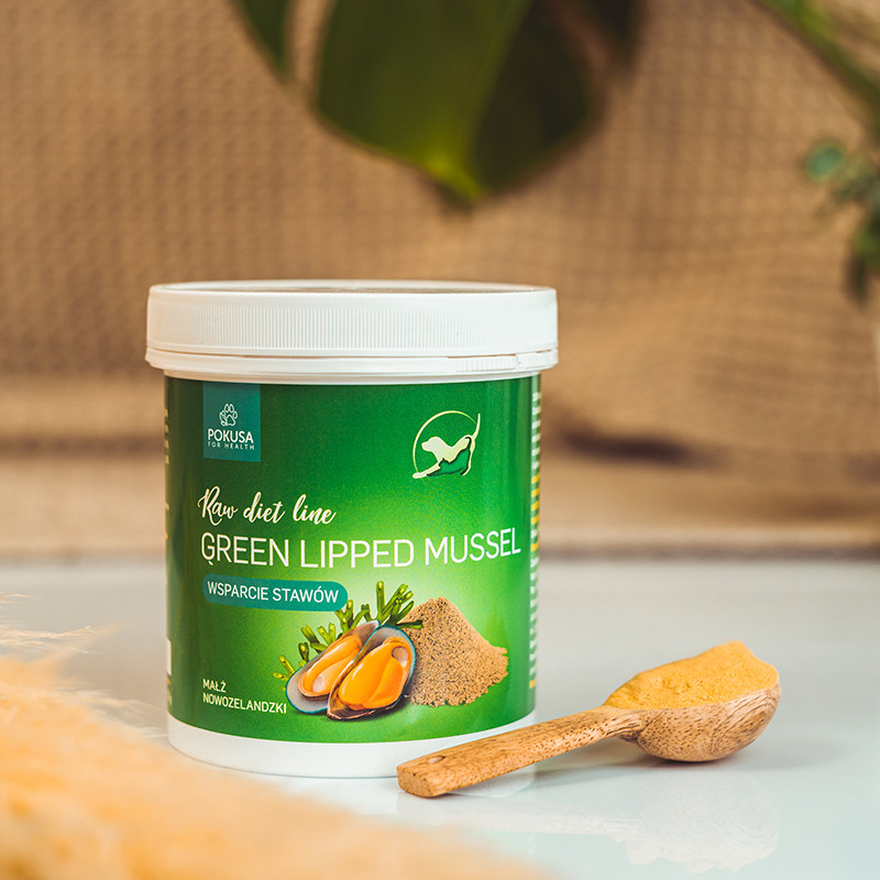 POKUSA RawDietLine Green Lipped Mussel - nahrungsergänzungsmittel für hunde und katzen - 150g - foto 3