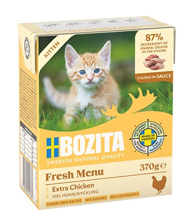 BOZITA Fresh Menu Kitten Chunks in sauce - nassfutter für Katzen - 370g - foto 2