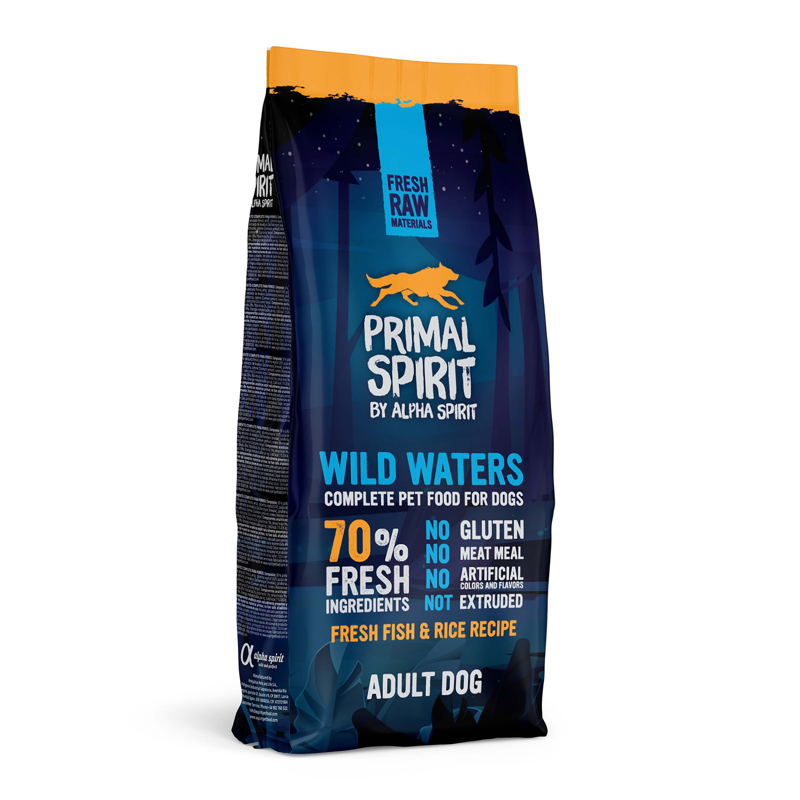 PRIMAL SPIRIT Oceanland Ryba – halbfeuchtes Hundefutter für allergische Hunde – 12 kg - foto 1
