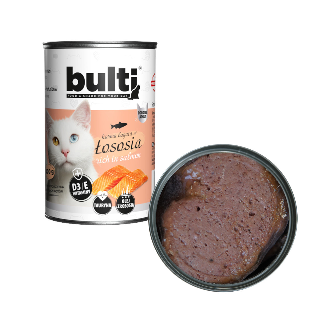 BULTI Rich in salmon - nassfutter für Katzen - 6x400g - foto 1