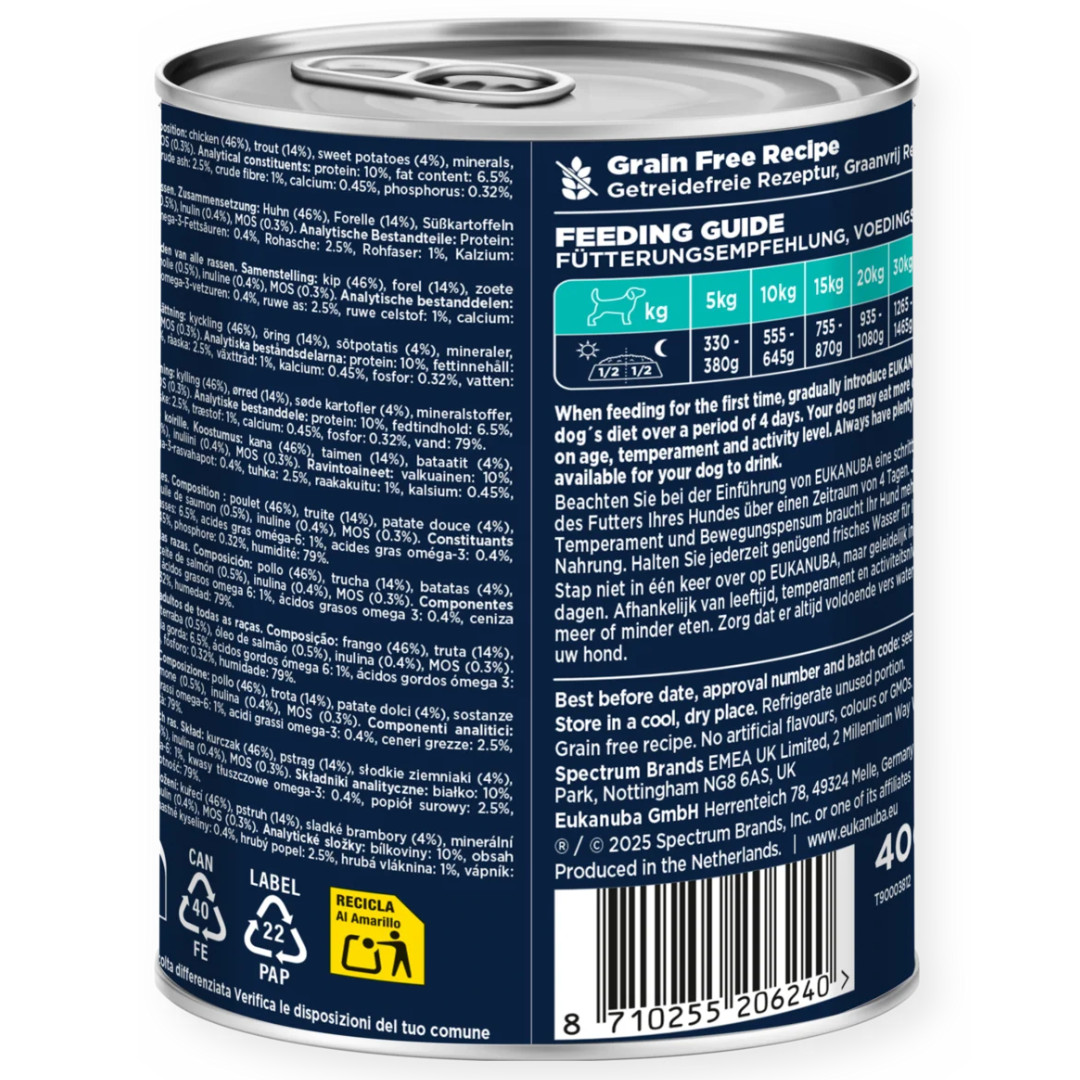 EUKANUBA Life Care Rich in trout and sweet potatoes - Nassfutter für Hunde - 400g - foto 2