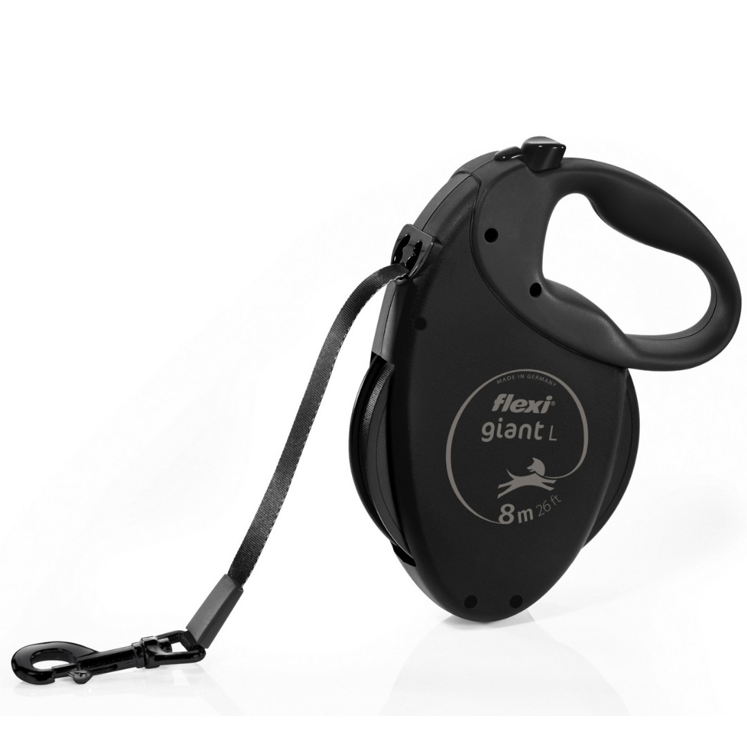 FLEXI Giant Gurt Black Edition - automatische Hundeleine - 8 m - foto 1