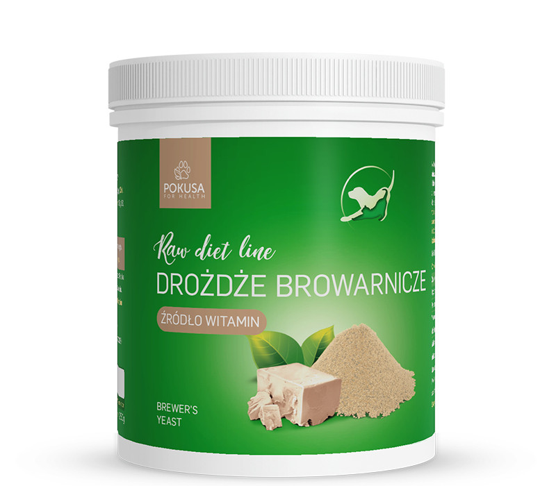POKUSA RawDietLine Brewer's yeast - nahrungsergänzungsmittel für hunde und katzen - 250g - foto 1