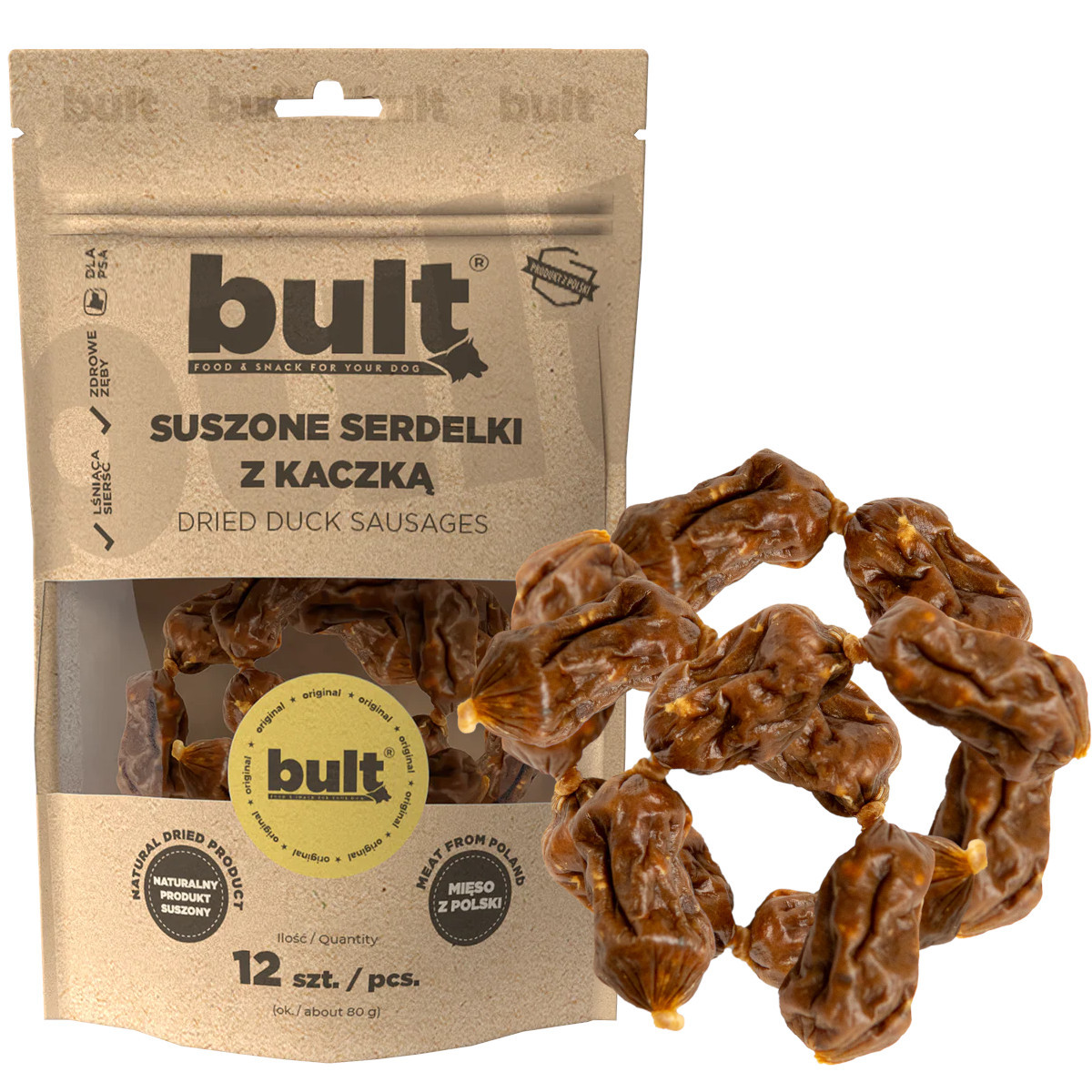 BULT Dried duck sausages - leckerli für hunde - 12 - foto 1
