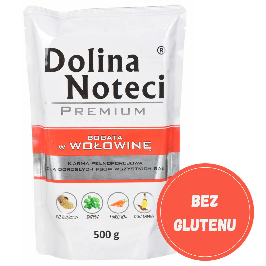 DOLINA NOTECI Premium Rich in beef - Nassfutter für Hunde - 500 g - foto 2
