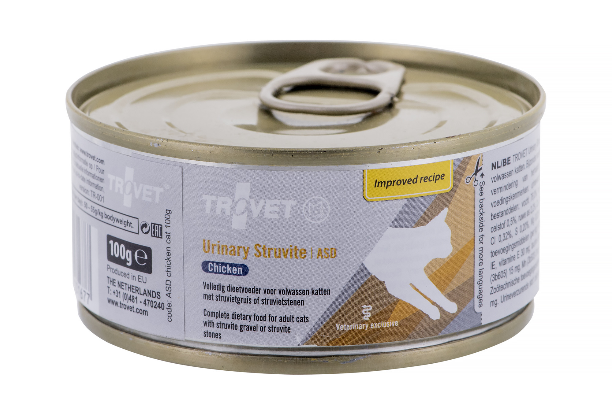 TROVET ASD Urinary Struvite mit Huhn - Nassfutter für Katzen - 6x100g - foto 1