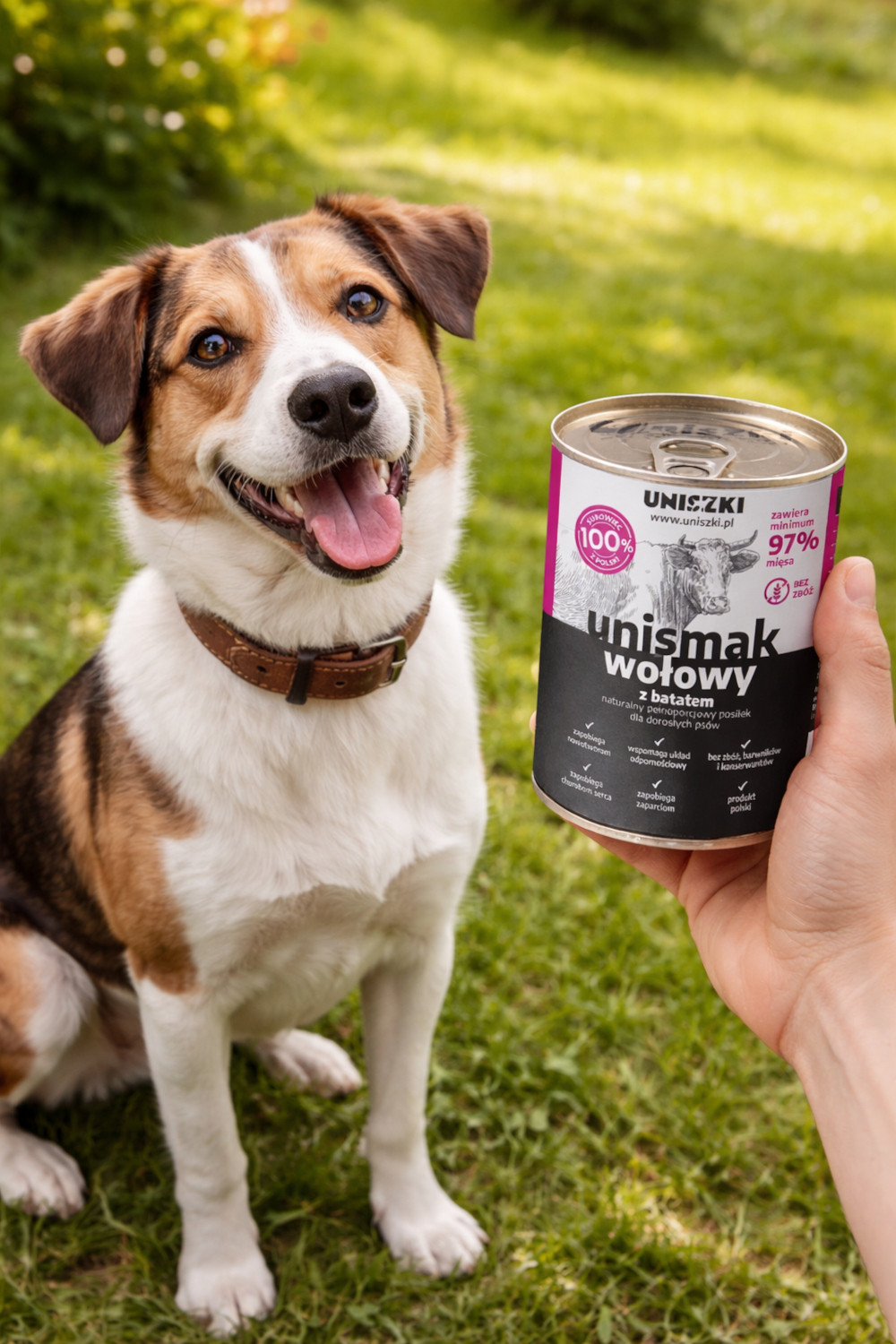 UNISZKI UNIsmak beef with sweet potato - Nassfutter für Hunde - 400g - foto 3