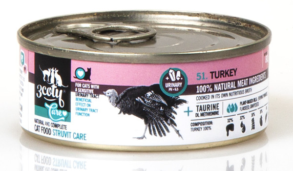 3COTY Turkey Struvite care - nassfutter für Katzen - 80g - foto 9