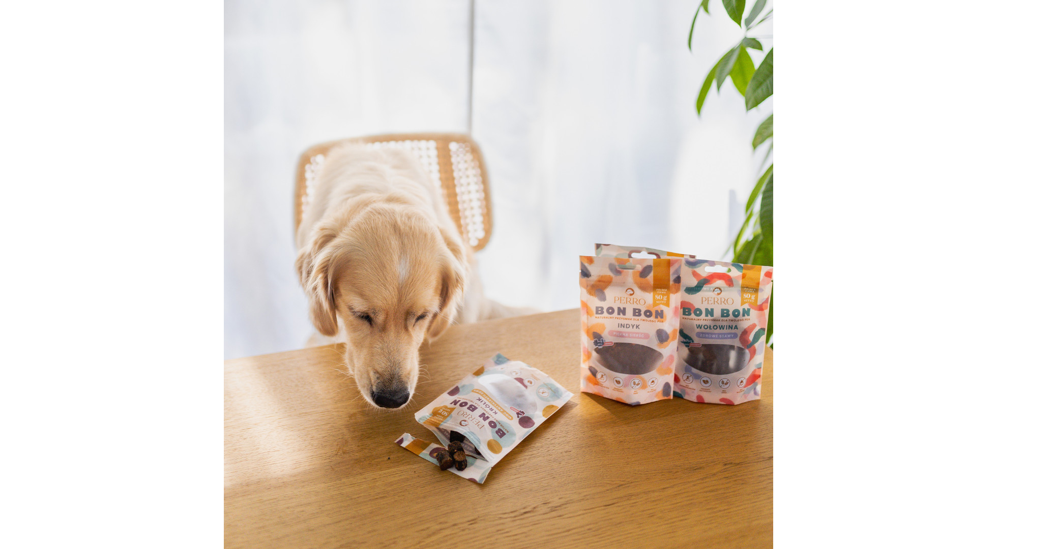 PERRO Bon Bon Beef - leckerli für hunde - 80g - foto 1