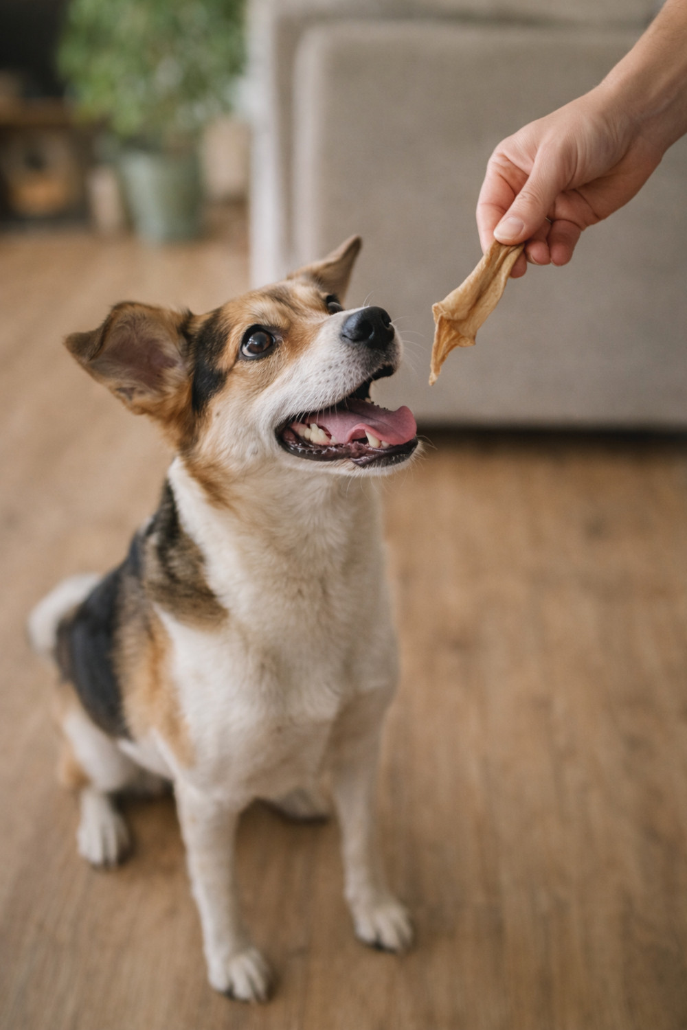 PETITTO Dried beef skin - leckerli für hunde - 1kg - foto 4