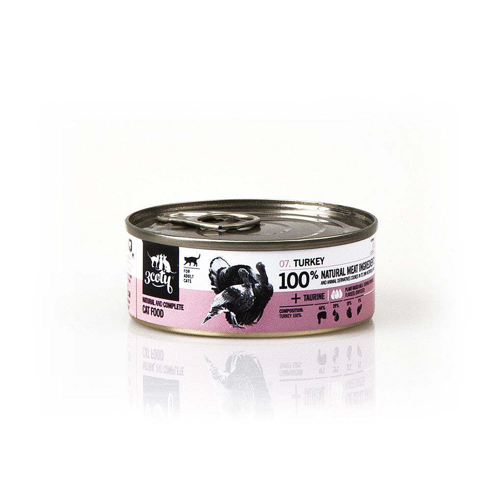 3COTY Turkey - nassfutter für Katzen - 80g - foto 1
