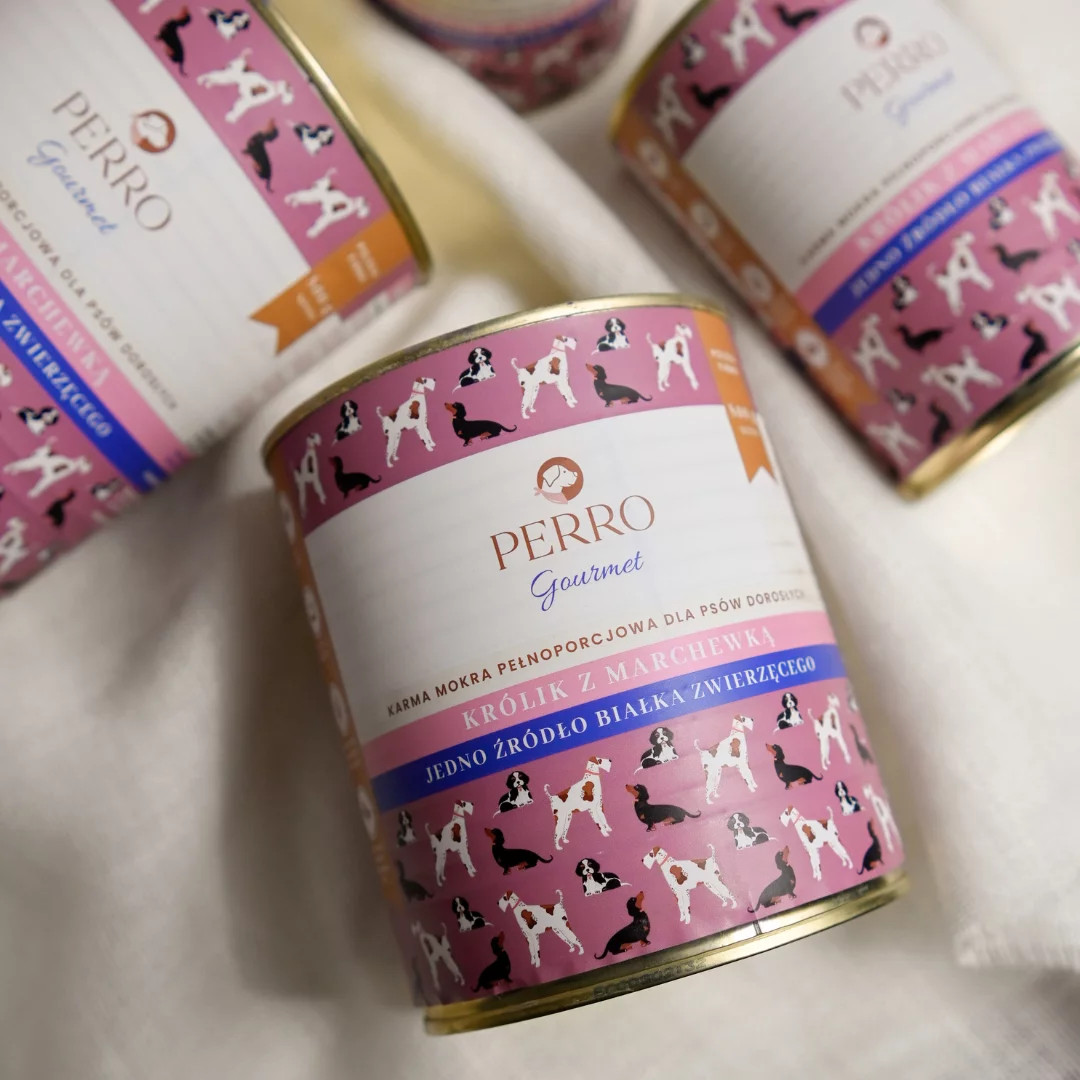 PERRO Gourmet Rabbit with carrot - Nassfutter für Hunde - 400g - foto 3