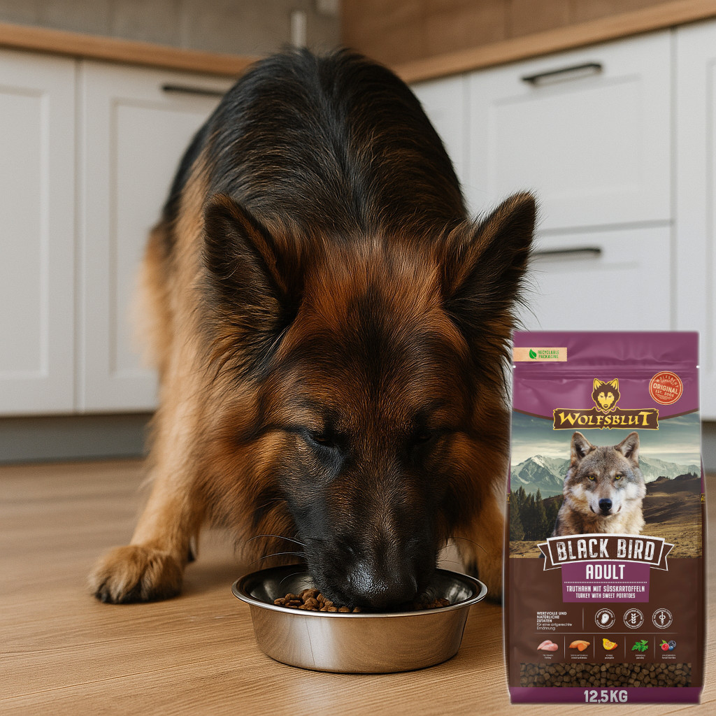 WOLFSBLUT Black Bird Turkey - trockenfutter für Hunde - 12,5kg - foto 4