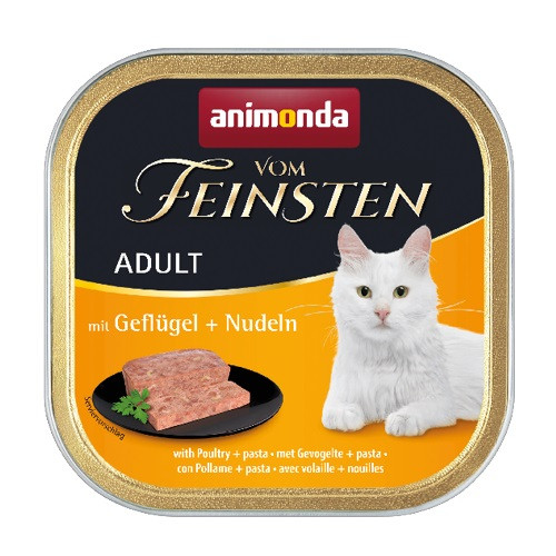 ANIMONDA Vom Feinsten Adult Poultry with pasta - nassfutter für Katzen - 100g - foto 2