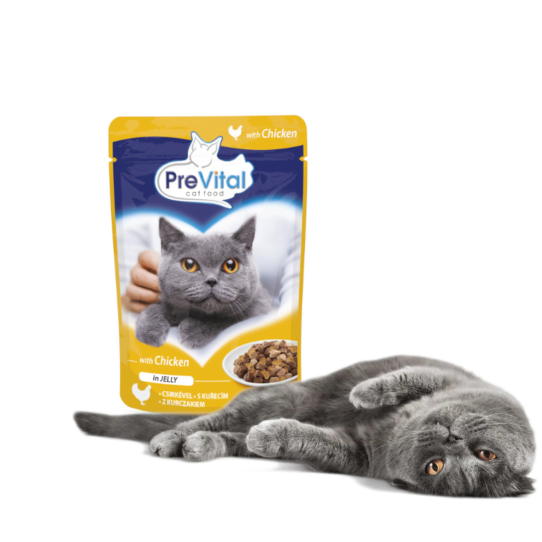 PREVITAL Chicken in jelly - nassfutter für Katzen - 100g - foto 4