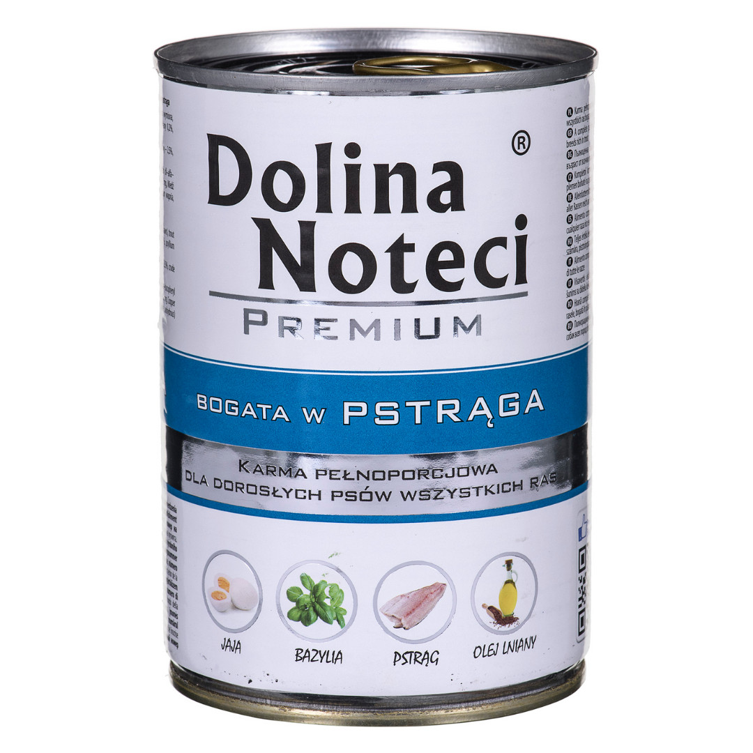 Dolina Noteci Premium Forelle - Nassfutter für Hunde 400 g - foto 1