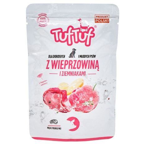 TUF TUF with pork and potatoes - Nassfutter für Hunde - 300g - foto 1