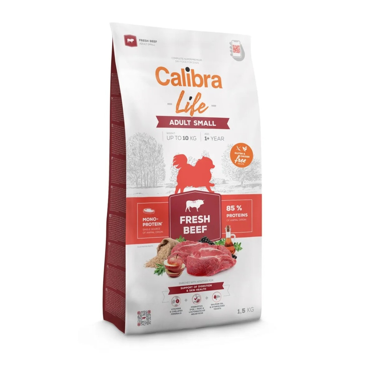 CALIBRA Dog Life Adult Small Fresh Beef - trockenfutter für Hunde - 1,5kg - foto 1