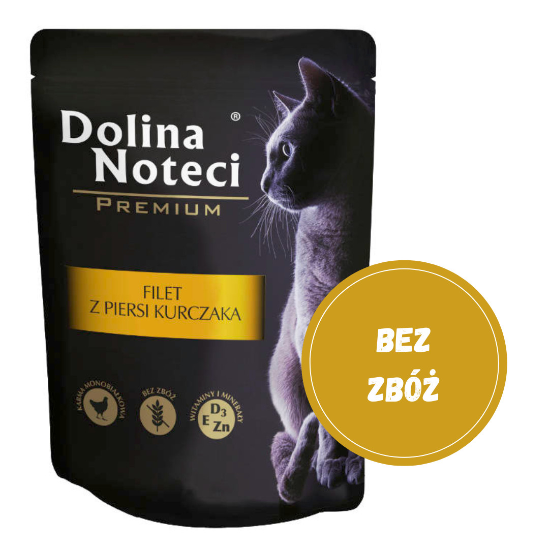DOLINA NOTECI Premium Hühnerbrustfilet - Nassfutter für Katzen - 85 g - foto 2