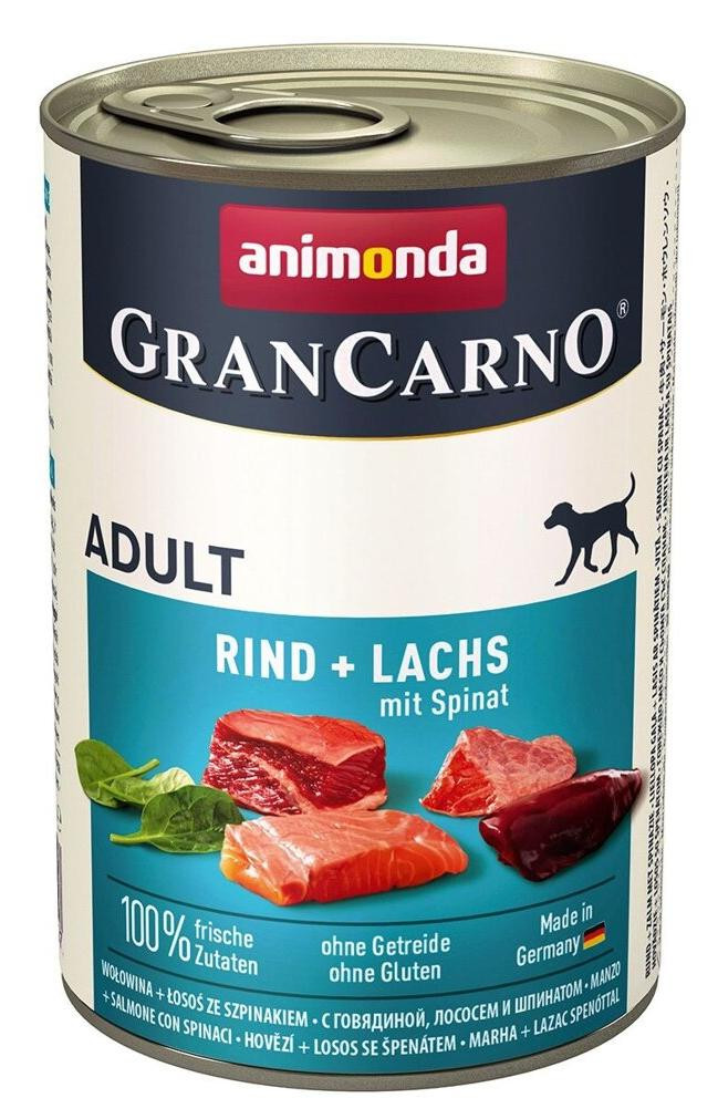 ANIMONDA GranCarno Adult Salmon and spinach - nassfutter für Hunde - 400g - foto 2