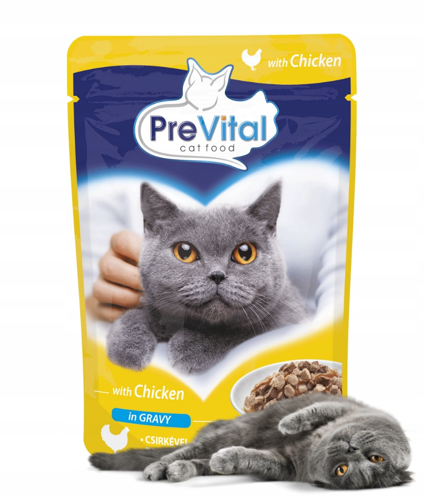 PREVITAL Chicken in gravy - nassfutter für Katzen - 100g - foto 4