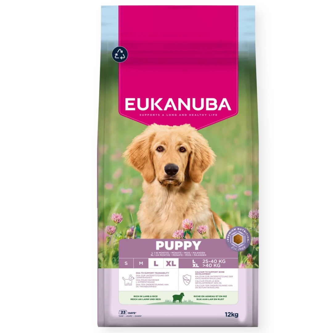 EUKANUBA Puppy L XL Rich in lamb & rice - trockenfutter für Hunde - 12kg - foto 1